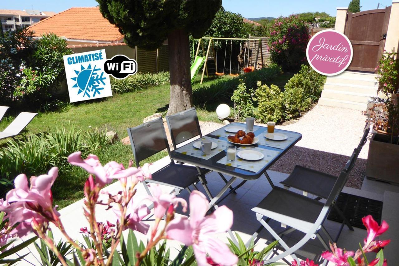 Bas De Villa Jardin Plein Sud Proche Mer Clim-Wifi Saint-Mandrier-sur-Mer Zewnętrze zdjęcie